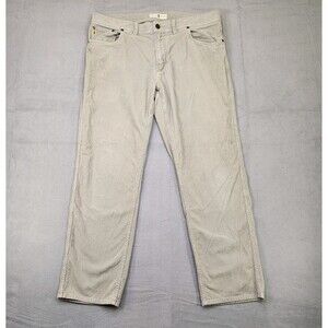 Duck Head Corduroy Pants Men's 36x29 Beige Tan Khaki Straight Cotton Preppy
